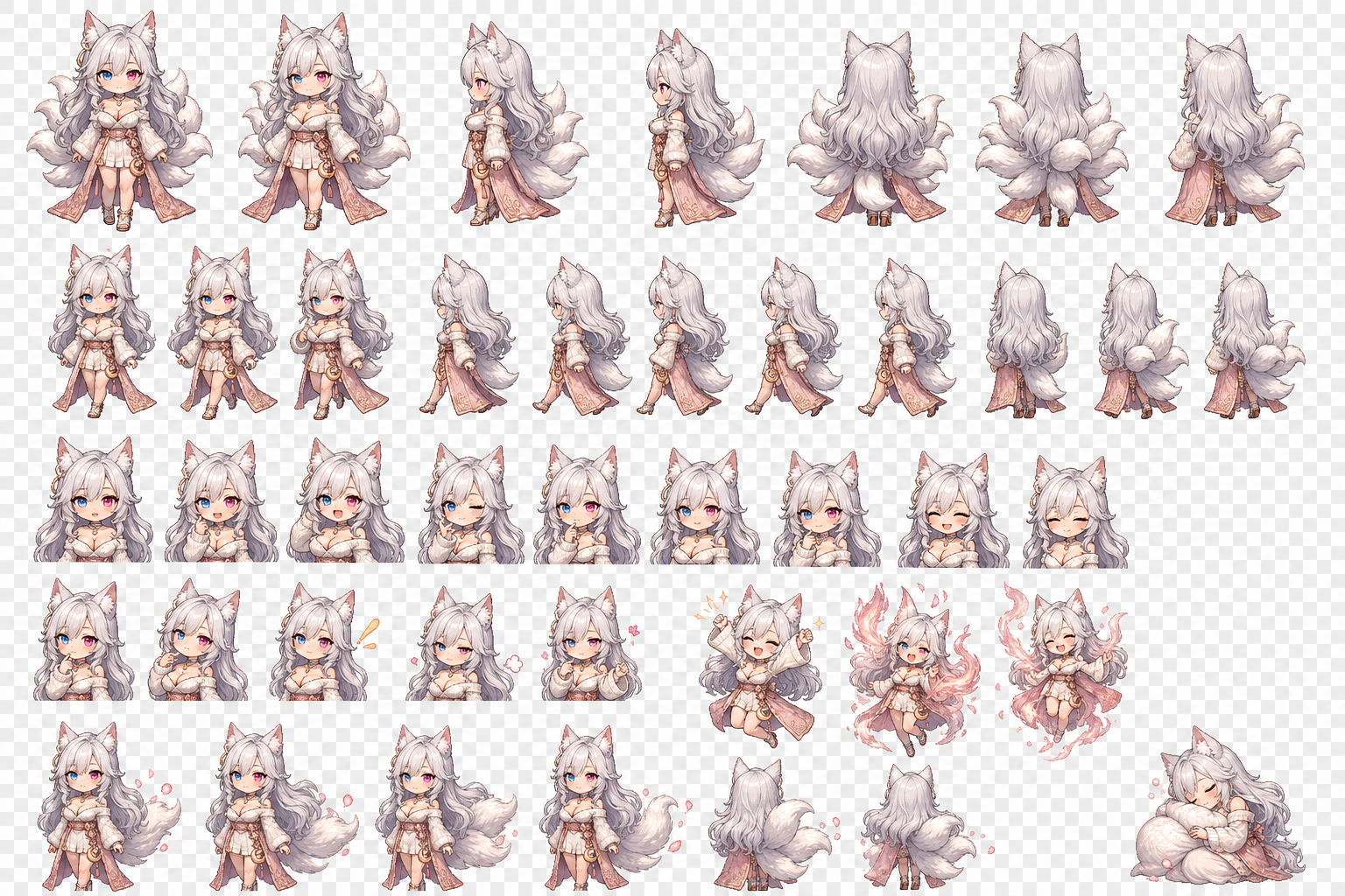 Private Flirty Nel RPG animation sprite sheet